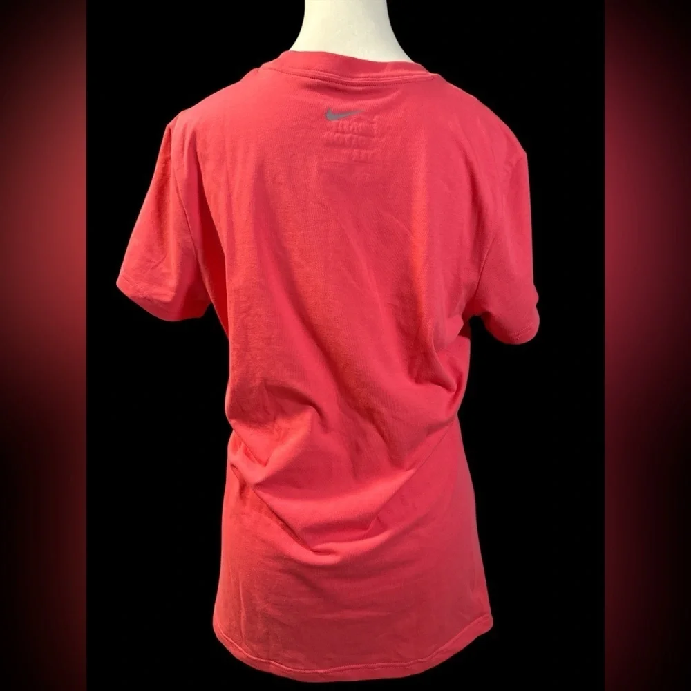 Nike Women’s Coral DRI-FIT Tee with Graphic Design